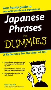 Japanese Phrases for Dummies, Paperback Book Japanese Phrases for Dummies, Paperback Book