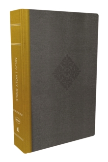 NKJV, Deluxe Reader's Bible, Cloth over Board, Yellow/Gray, Comfort Print, Hardback Book NKJV, Deluxe Reader's Bible, Cloth over Board, Yellow/Gray, Comfort Print, Hardback Book