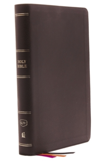 KJV, Minister's Bible, Leathersoft, Black, Comfort Print, Leather / fine binding Book KJV, Minister's Bible, Leathersoft, Black, Comfort Print, Leather / fine binding Book