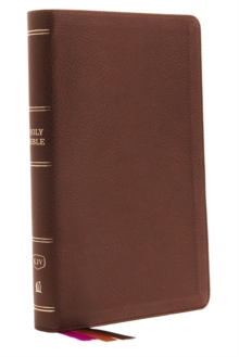 KJV, Minister's Bible, Leathersoft, Brown, Comfort Print, Leather / fine binding Book KJV, Minister's Bible, Leathersoft, Brown, Comfort Print, Leather / fine binding Book
