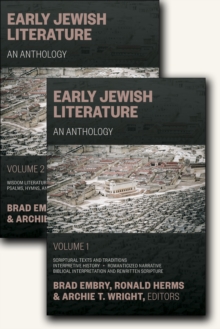 Early Jewish Literature : An Anthology, Hardback Book Early Jewish Literature : An Anthology, Hardback Book