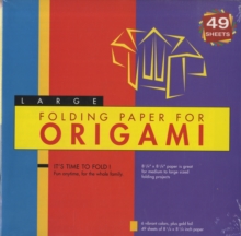 Folding Paper for Origami - Large 8 1/4" - 49 Sheets : Tuttle Origami Paper: High-Quality Large Origami Sheets: Instructions for 6 Projects Included, Notebook / blank book Book Folding Paper for Origami - Large 8 1/4" - 49 Sheets : Tuttle Origami Paper: High-Quality Large Origami Sheets: Instructions for 6 Projects Included, Notebook / blank book Book