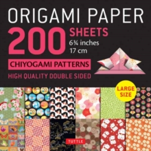Origami Paper 200 sheets Chiyogami Patterns 6 3/4" (17cm) : Tuttle Origami Paper: High Quality, Double-Sided Origami Sheets with 12 Different Patterns (Instructions for 6 Projects Included), Notebook / blank book Book Origami Paper 200 sheets Chiyogami Patterns 6 3/4" (17cm) : Tuttle Origami Paper: High Quality, Double-Sided Origami Sheets with 12 Different Patterns (Instructions for 6 Projects Included), Notebook / blank book Book