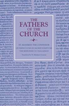 On Difficulties in Sacred Scripture : The Responses to Thalassios, Hardback Book On Difficulties in Sacred Scripture : The Responses to Thalassios, Hardback Book