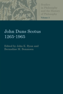John Duns Scotus 1265-1965, Paperback / softback Book John Duns Scotus 1265-1965, Paperback / softback Book