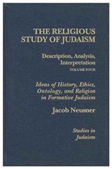 The Religious Study of Judaism : Description, Analysis, Interpretation