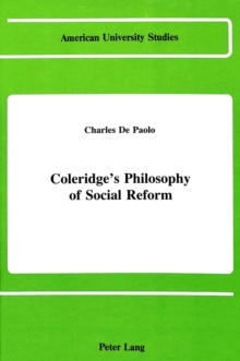 Coleridge's Philosophy of Social Reform