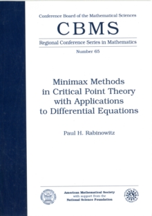 Minimax Methods in Critical Point Theory with Applications to Differential Equations Lectures : Regional Conference