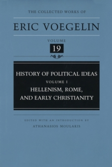History of Political Ideas (CW19) : Hellenism, Rome and Early Christianity
