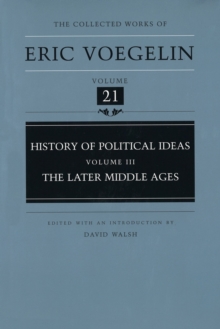History of Political Ideas (CW21) : Later Middle Ages