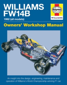 Williams FW14B Manual, Hardback Book Williams FW14B Manual, Hardback Book