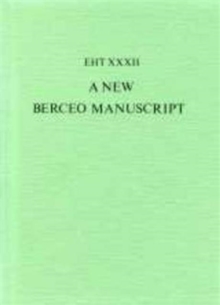 New Berceo Manuscript : (Madrid, Biblioteca Nacional MS 13149)