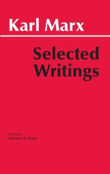 Marx: Selected Writings, Paperback Book Marx: Selected Writings, Paperback Book