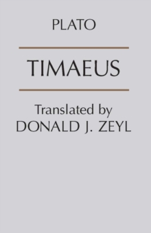 Timaeus, Paperback Book Timaeus, Paperback Book