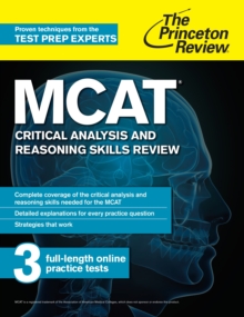 MCAT Critical Analysis and Reasoning Skills Review : New for MCAT 2015, EPUB eBook MCAT Critical Analysis and Reasoning Skills Review : New for MCAT 2015, EPUB eBook