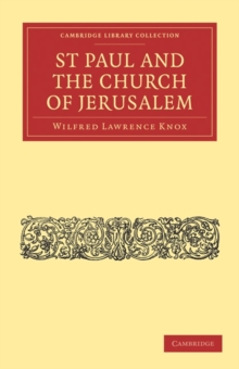 St Paul and the Church of Jerusalem