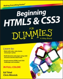 Beginning Html5 & Css3 for Dummies, Paperback Book Beginning Html5 & Css3 for Dummies, Paperback Book