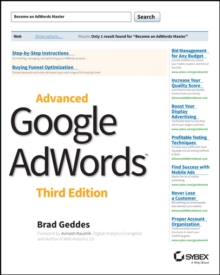 Advanced Google AdWords, Paperback Book Advanced Google AdWords, Paperback Book
