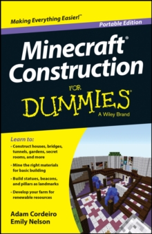 Minecraft Construction for Dummies, Portable Edition, Paperback Book Minecraft Construction for Dummies, Portable Edition, Paperback Book