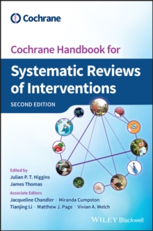 Cochrane Handbook for Systematic Reviews of Interventions, Hardback Book Cochrane Handbook for Systematic Reviews of Interventions, Hardback Book