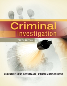 Criminal Investigation, Hardback Book Criminal Investigation, Hardback Book