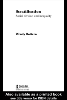 Stratification : Social Division and Inequality, EPUB eBook Stratification : Social Division and Inequality, EPUB eBook