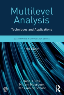 Multilevel Analysis : Techniques and Applications, Third Edition