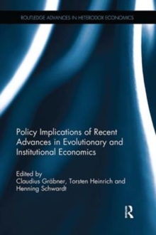 Policy Implications of Evolutionary and Institutional Economics, Paperback / softback Book Policy Implications of Evolutionary and Institutional Economics, Paperback / softback Book
