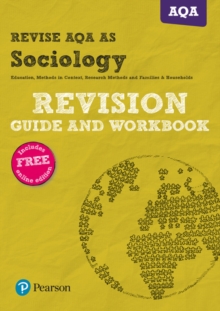 REVISE AQA AS level Sociology Revision Guide and Workbook, Mixed media product Book REVISE AQA AS level Sociology Revision Guide and Workbook, Mixed media product Book