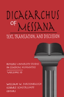 Dicaearchus of Messana : Volume 10