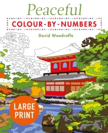 Large Print Peaceful Colour-by-Numbers