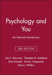 Psychology and You : An Informal Introduction, Paperback Book Psychology and You : An Informal Introduction, Paperback Book