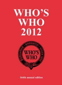 Who's Who 2012, Hardback Book Who's Who 2012, Hardback Book