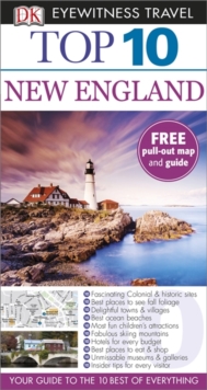 DK Eyewitness Top 10 Travel Guide: New England, Paperback Book DK Eyewitness Top 10 Travel Guide: New England, Paperback Book