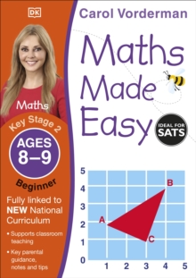 Maths Made Easy Ages 8-9 Key Stage 2 Beginner, Paperback Book Maths Made Easy Ages 8-9 Key Stage 2 Beginner, Paperback Book