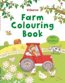 Farm Colouring Book with Stickers, Paperback Book Farm Colouring Book with Stickers, Paperback Book