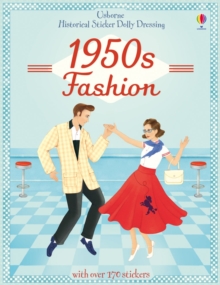 Historical Sticker Dolly Dressing 1950s Fashion, Paperback Book Historical Sticker Dolly Dressing 1950s Fashion, Paperback Book