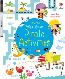 Wipe-Clean Pirate Activities, Paperback Book Wipe-Clean Pirate Activities, Paperback Book