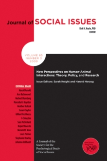 New Perspectives on Human-Animal Interactions : Theory, Policy, and Research