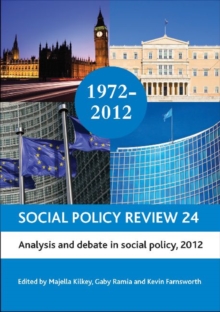Social Policy Review 24 : Analysis and Debate in Social Policy, 2012