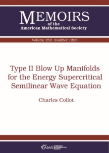 Type II Blow Up Manifolds for the Energy Supercritical Semilinear Wave Equation, Paperback / softback Book Type II Blow Up Manifolds for the Energy Supercritical Semilinear Wave Equation, Paperback / softback Book