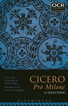 Cicero Pro Milone: A Selection, Paperback Book Cicero Pro Milone: A Selection, Paperback Book