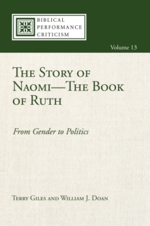 The Story of Naomi-The Book of Ruth : From Gender to Politics