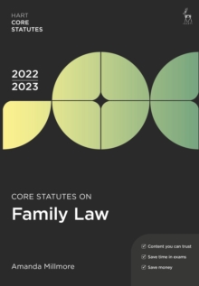 Core Statutes on Family Law 2022-23