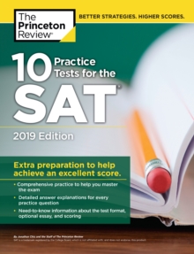 10 Practice Tests for the SAT : 2019 Edition, Paperback Book 10 Practice Tests for the SAT : 2019 Edition, Paperback Book