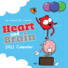 Heart and Brain 2021 Wall Calendar, Calendar Book Heart and Brain 2021 Wall Calendar, Calendar Book