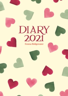 Emma Bridgewater Pink & Green Hearts A6 Diary 2021, Calendar Book Emma Bridgewater Pink & Green Hearts A6 Diary 2021, Calendar Book