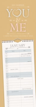 You and Me Slim Planner Calendar 2021, Paperback Book You and Me Slim Planner Calendar 2021, Paperback Book