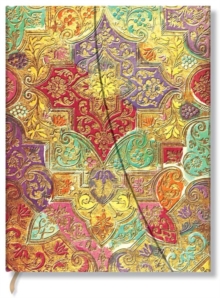 Brocaded Paper Bavarian Wild Flower Ultra Lined, Diary Book Brocaded Paper Bavarian Wild Flower Ultra Lined, Diary Book