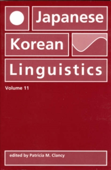 Japanese/Korean Linguistics, Volume 11